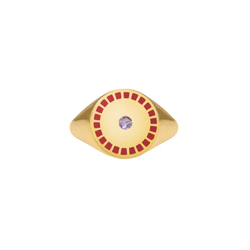 Classic Chevalier Ring Red